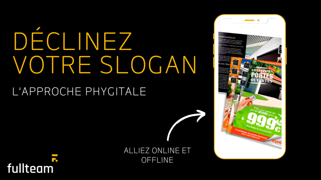 Déclinez votre slogan - approche phygitale avec fullteam